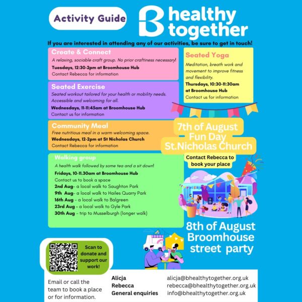 B Healthy Together August Activity Guide